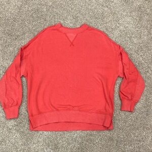 Aerie NWOT Red Oversized Shirt for Women